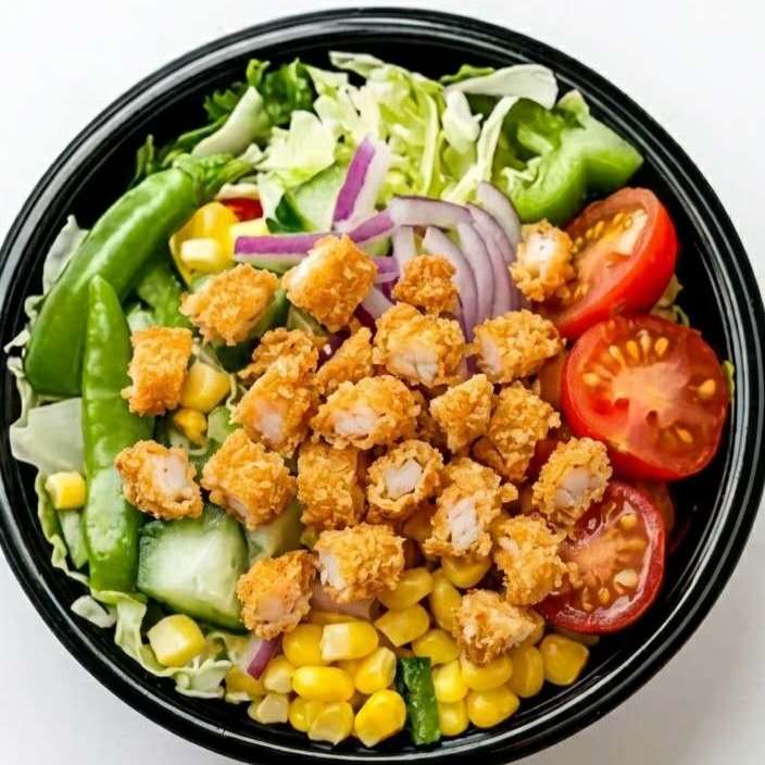74. Garnaal salade